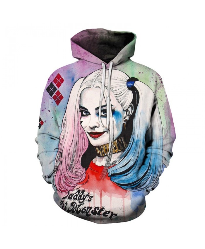 joker printed hoodies