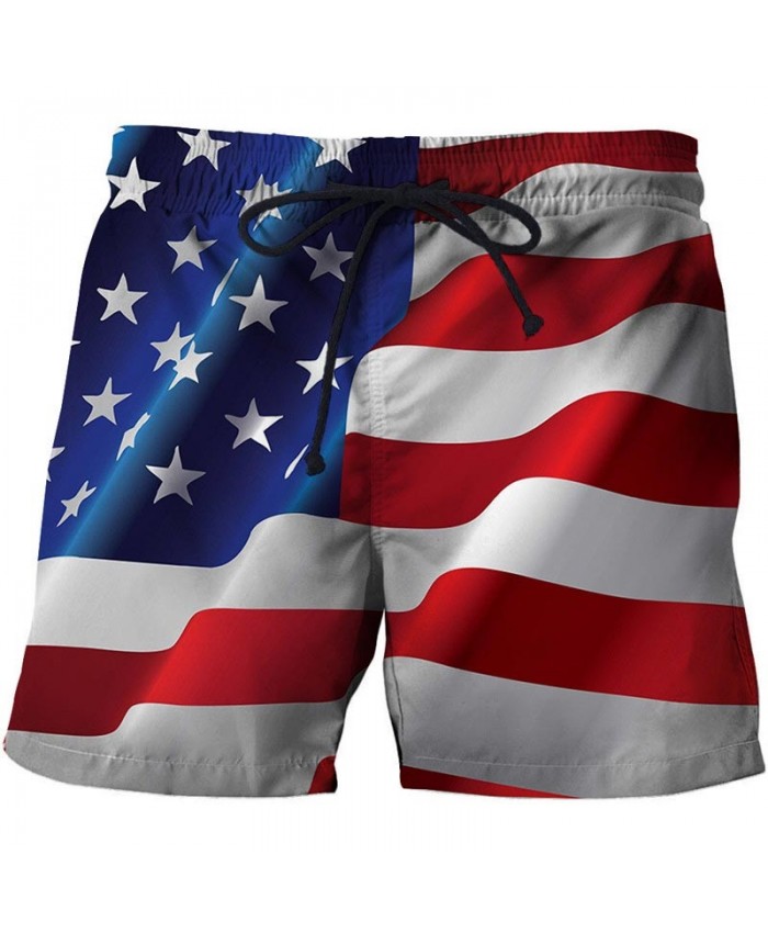 Multiple Horizontal Lines Men 3D Printed Beach Shorts Summer Male USA ...