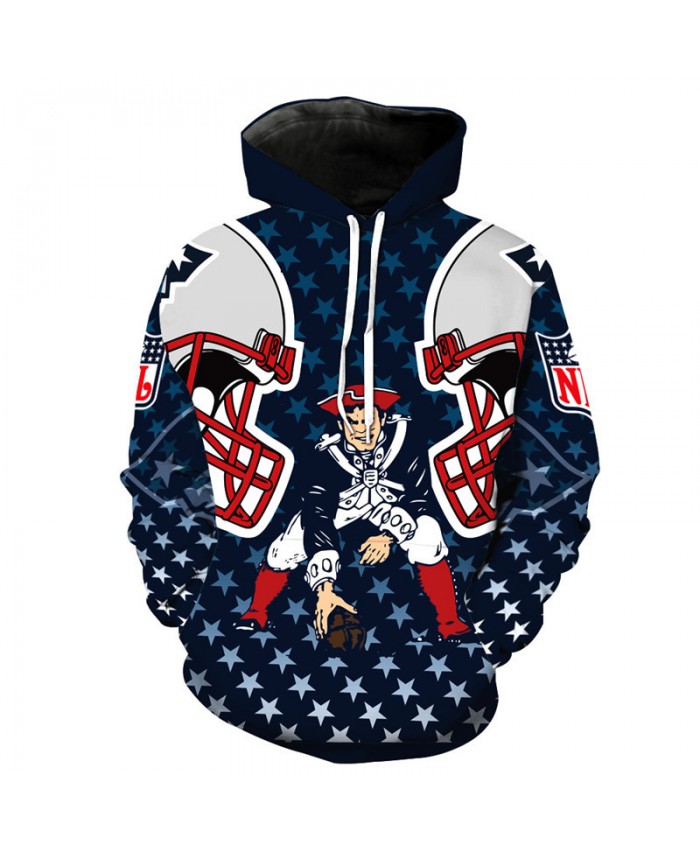 NFL American football Fashion 3D Print hooded sweatshirt cool pullover ...