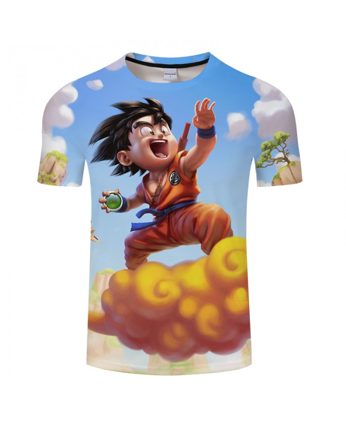Tropical Style Goku 3d Print T Shirt Men Summer Anime Shortsleeve Top Tee Tshirt Dragonball Boy Streetwear Drop Ship At 3dcoolshop Com - goku t shirts roblox coolmine community school