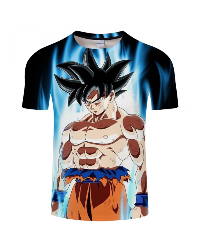 Purple Cartoon 3d Print T Shirt Men Summer Short Sleeve Topsandtees Boy Tshirt Goku Dragon Ball 0794